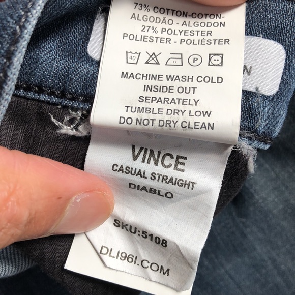 Mens DL Jeans 33X34 - Picture 3 of 5